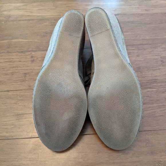 J Crew Suede Bootie Wedges with Gum Soles - Picture 5 of 8